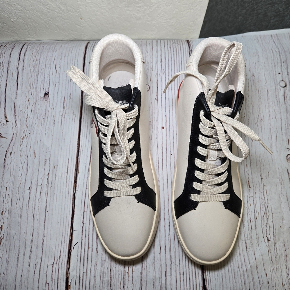 Disney X Coach Clip High Top Sneaker With Cruella Motif US Size 9B (KB) - Picture 5 of 14